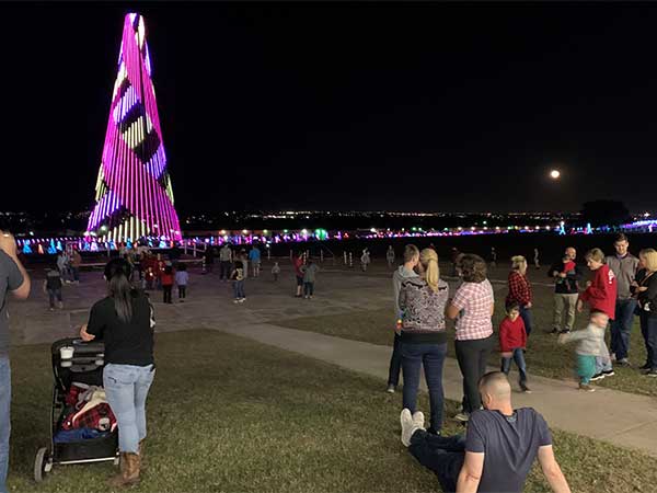 50 ft. Animated Light Show Tree